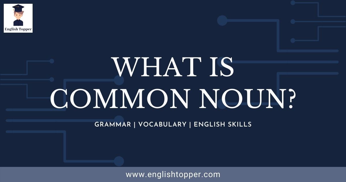 What is a Common Noun?