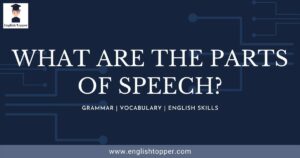 What are the Parts of Speech? - English Topper