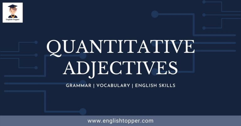 Quantitative Adjectives | (Definition and Examples 2022)